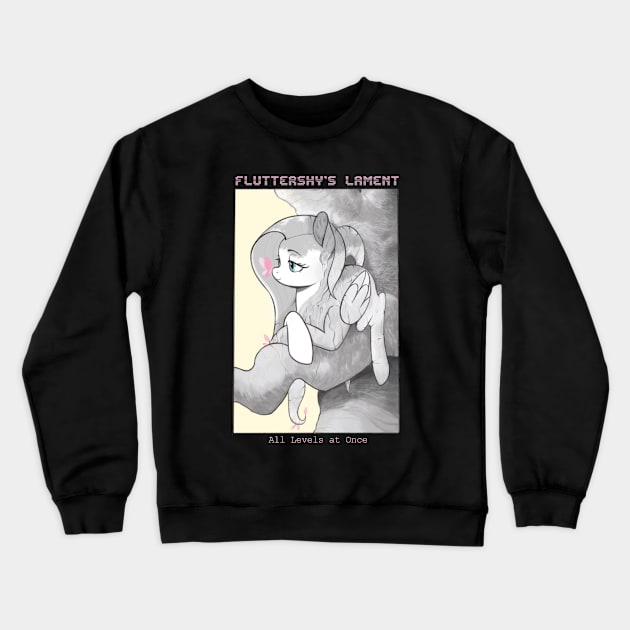 Fluttershy's Lament Crewneck Sweatshirt by Agni